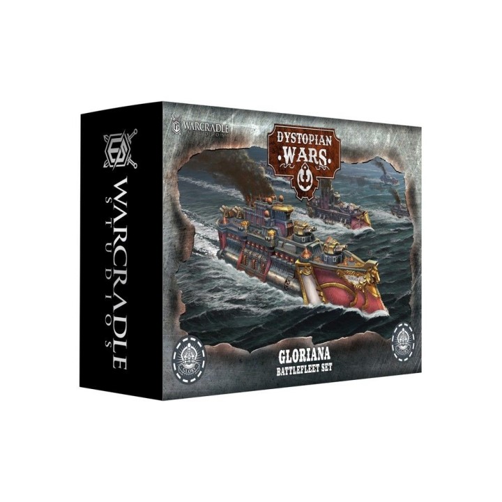 Gloriana Battlefleet Set de The Corwn pour Dystopian Wars (Warcradle Studios)