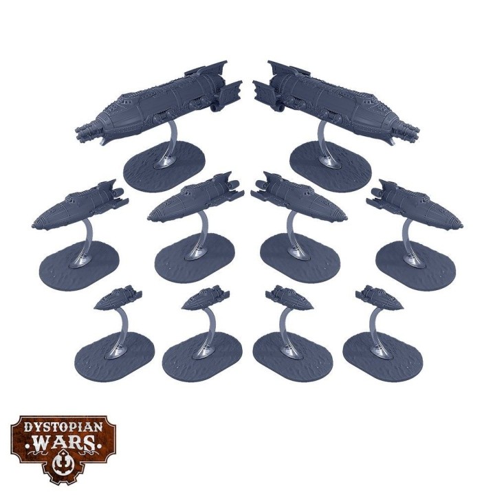 Imperium Aerial Squadrons pour Dystopian Wars (Warcradle Studios)