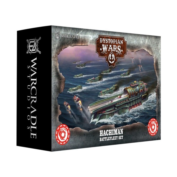 Hachiman Battlefleet set pour l'Empire à Dystopian Wars (Warcradle Studios)