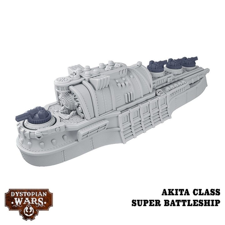 Hachiman Battlefleet set pour l'Empire à Dystopian Wars (Warcradle Studios)