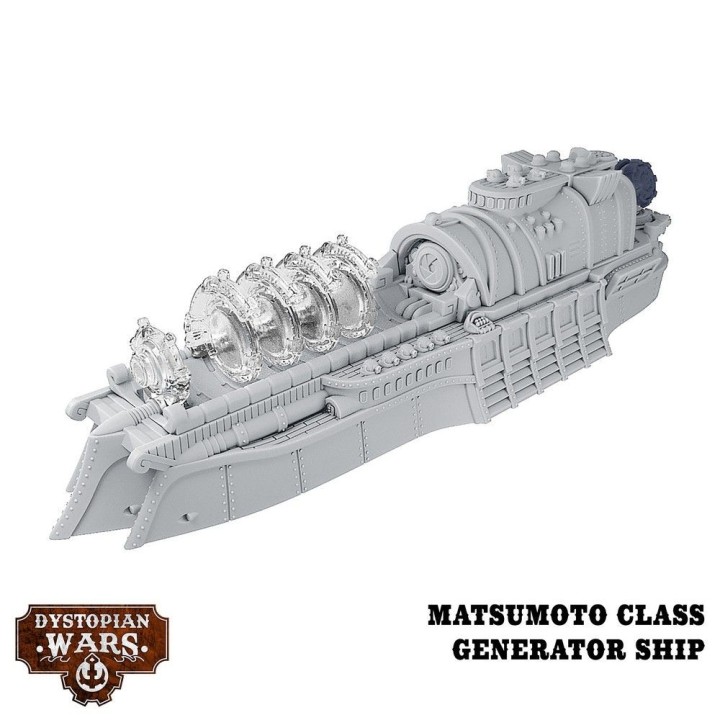 Hachiman Battlefleet set pour l'Empire à Dystopian Wars (Warcradle Studios)