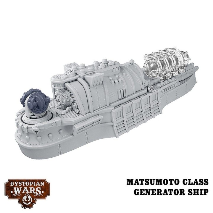Hachiman Battlefleet set pour l'Empire à Dystopian Wars (Warcradle Studios)