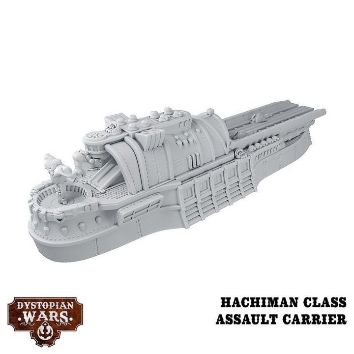 Hachiman Battlefleet set pour l'Empire à Dystopian Wars (Warcradle Studios)