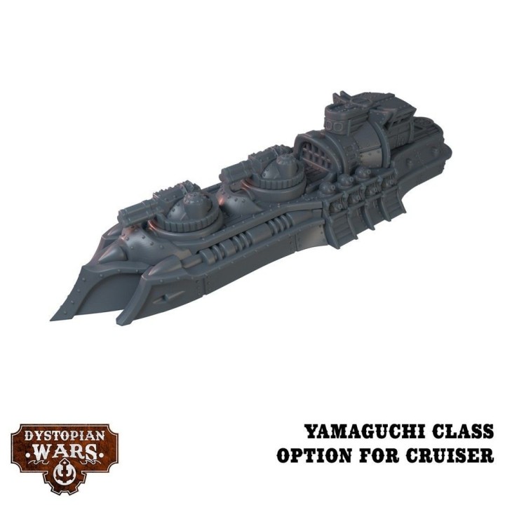Hachiman Battlefleet set pour l'Empire à Dystopian Wars (Warcradle Studios)