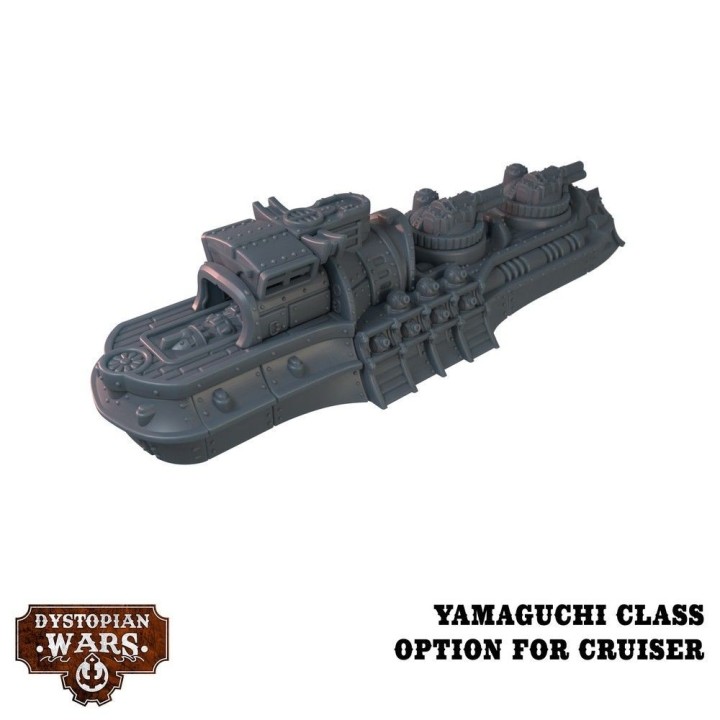 Hachiman Battlefleet set pour l'Empire à Dystopian Wars (Warcradle Studios)