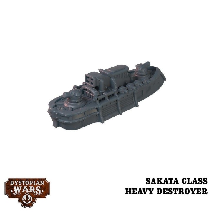 Hachiman Battlefleet set pour l'Empire à Dystopian Wars (Warcradle Studios)