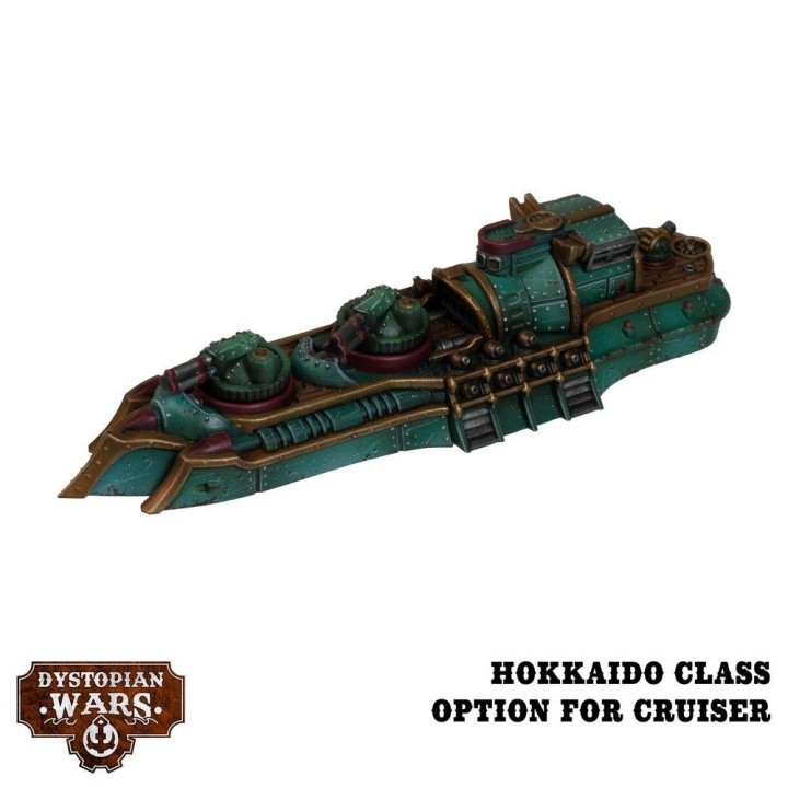 Hachiman Battlefleet set pour l'Empire à Dystopian Wars (Warcradle Studios)