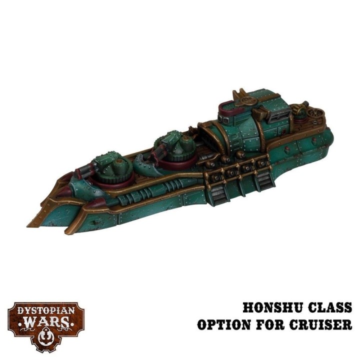 Hachiman Battlefleet set pour l'Empire à Dystopian Wars (Warcradle Studios)