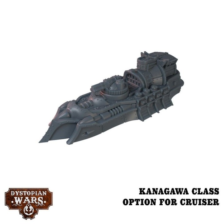 Hachiman Battlefleet set pour l'Empire à Dystopian Wars (Warcradle Studios)