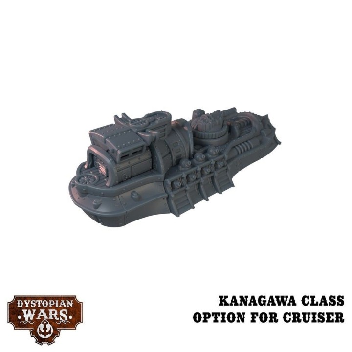 Hachiman Battlefleet set pour l'Empire à Dystopian Wars (Warcradle Studios)