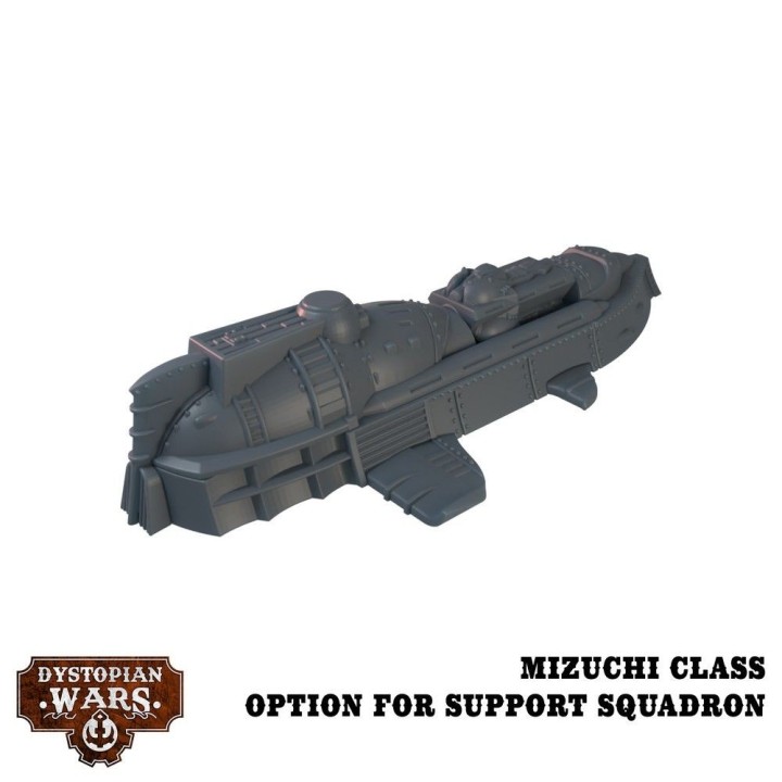 Hachiman Battlefleet set pour l'Empire à Dystopian Wars (Warcradle Studios)