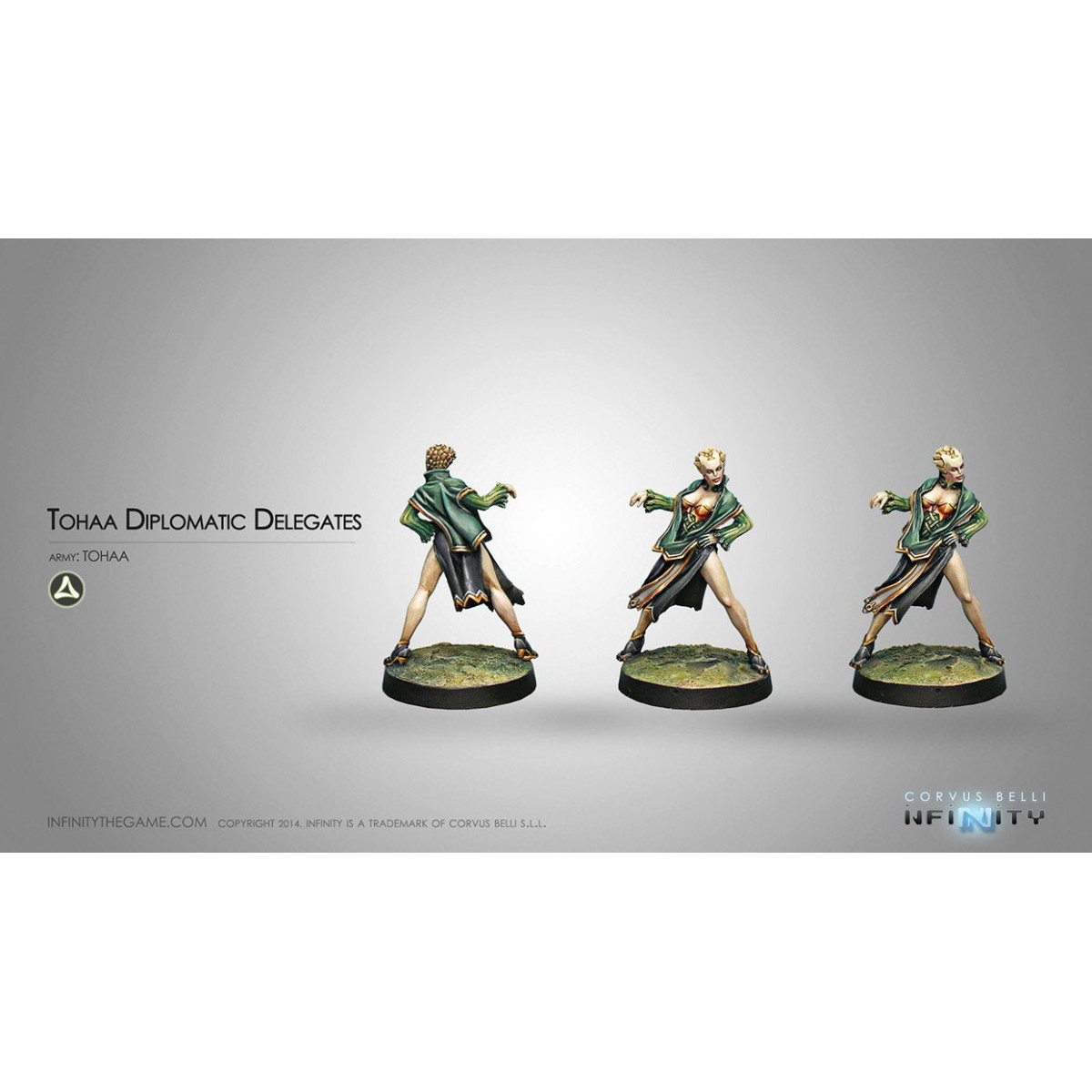 Infinity (Corvus Belli) - Tohaa Diplomatic Delegates