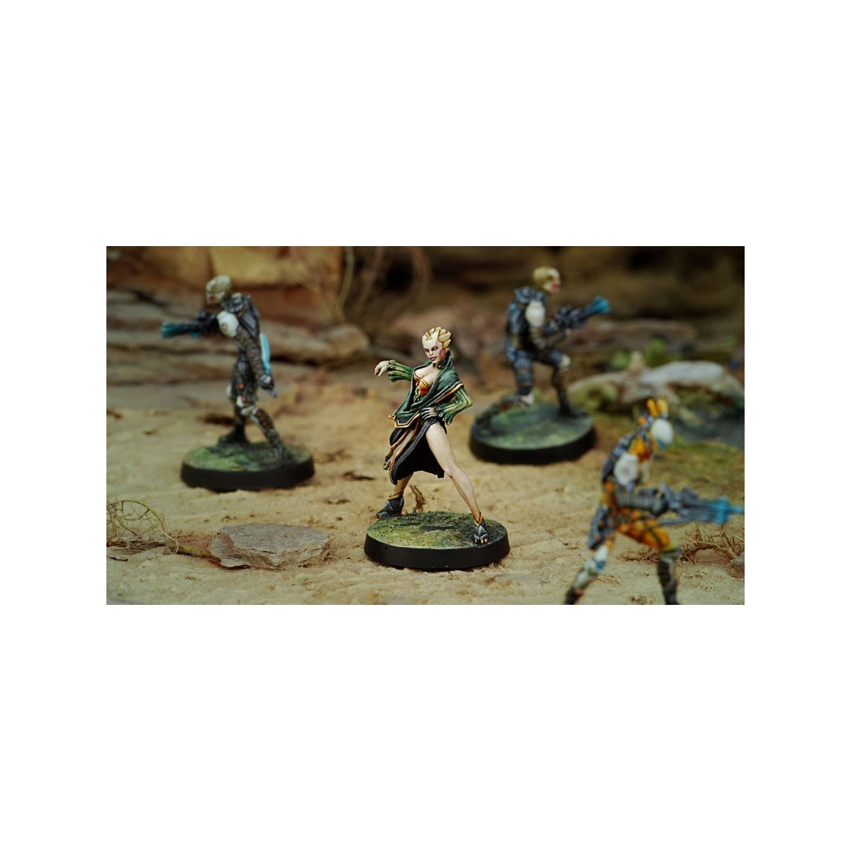 Infinity (Corvus Belli) - Tohaa Diplomatic Delegates