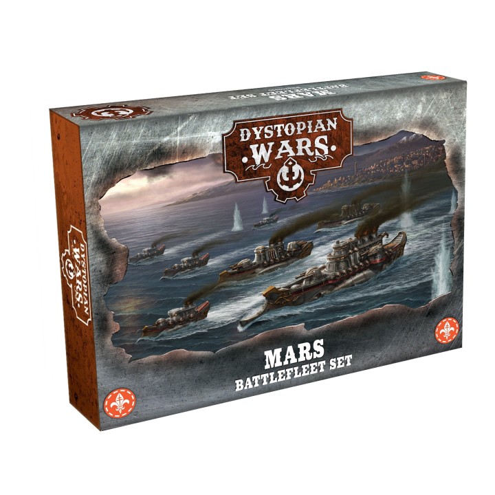 Figurines de la Mars Battlefleet Set de l'Alliance pour Dystopian Wars