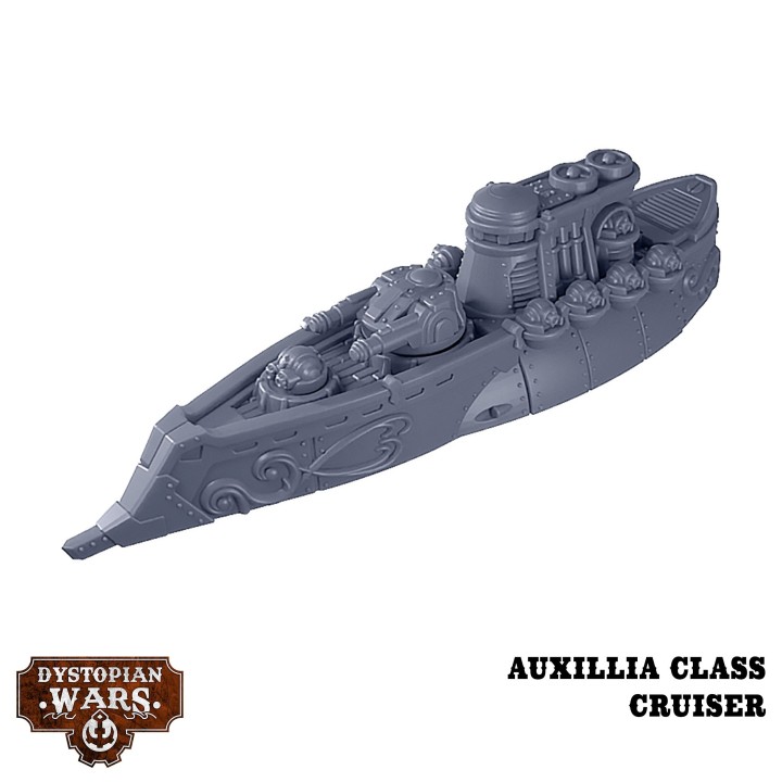 Figurines de la Mars Battlefleet Set de l'Alliance pour Dystopian Wars