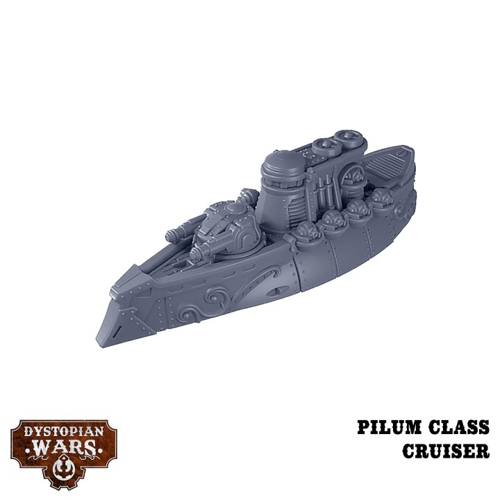 Figurines de la Mars Battlefleet Set de l'Alliance pour Dystopian Wars