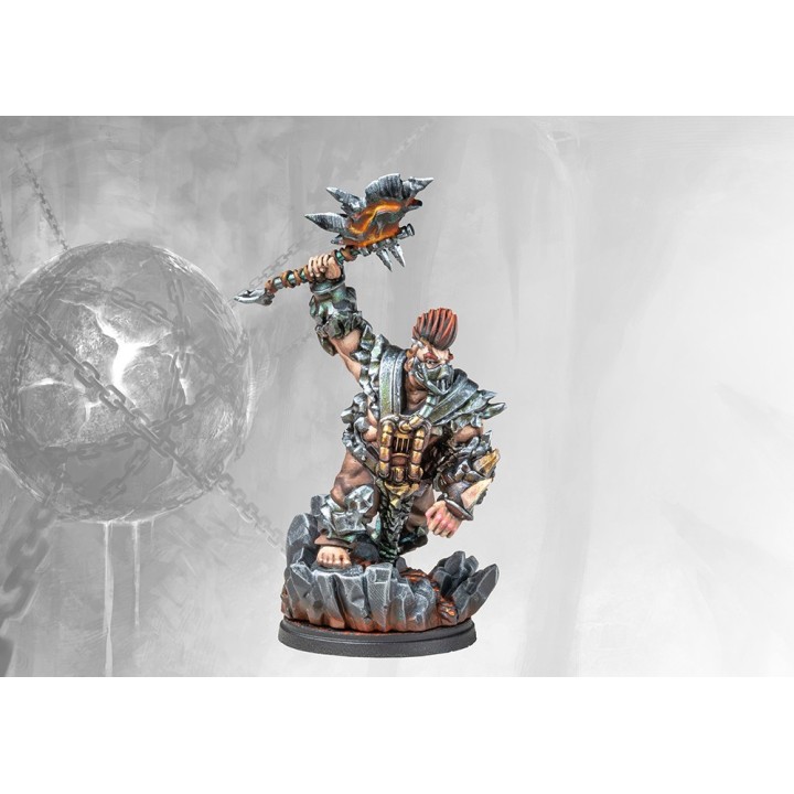 Figurine de Herald of Magma pour le Dweghom de Conquest (Para Bellum Wargames)