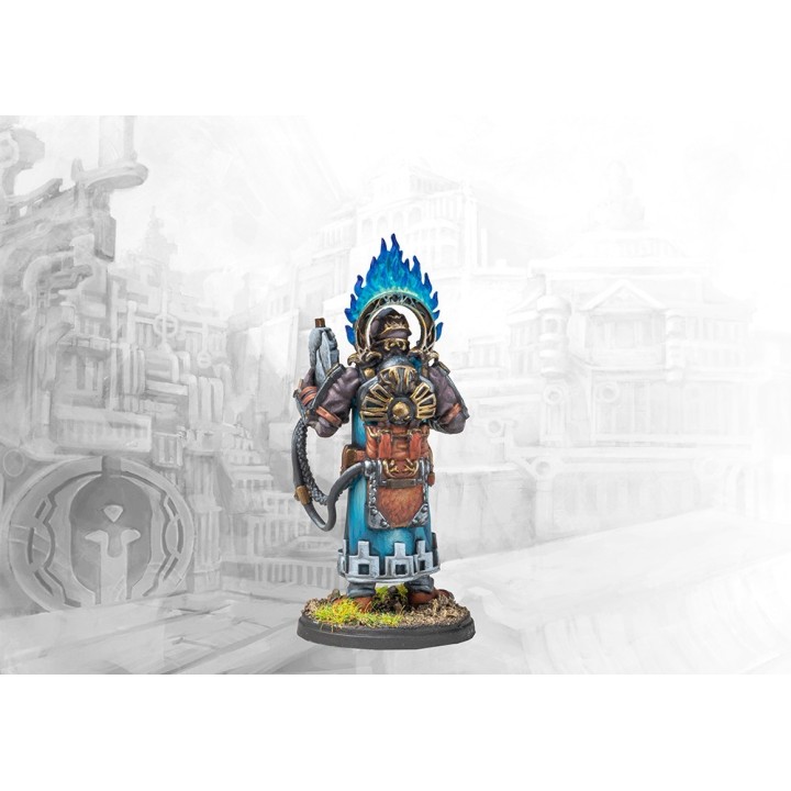 Figurine de Mechanist des City States pour Conquest (Para Bellum)