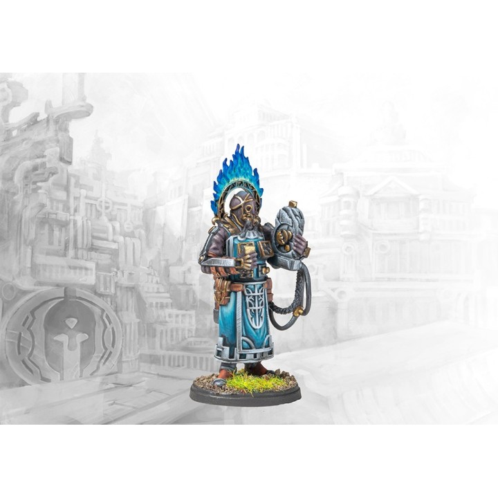 Figurine de Mechanist des City States pour Conquest (Para Bellum)