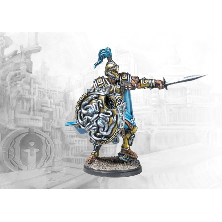 Figurine de Lochagos des City States pour Conquest (Para Bellum)