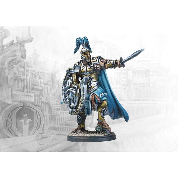 Figurine de Lochagos des City States pour Conquest (Para Bellum)