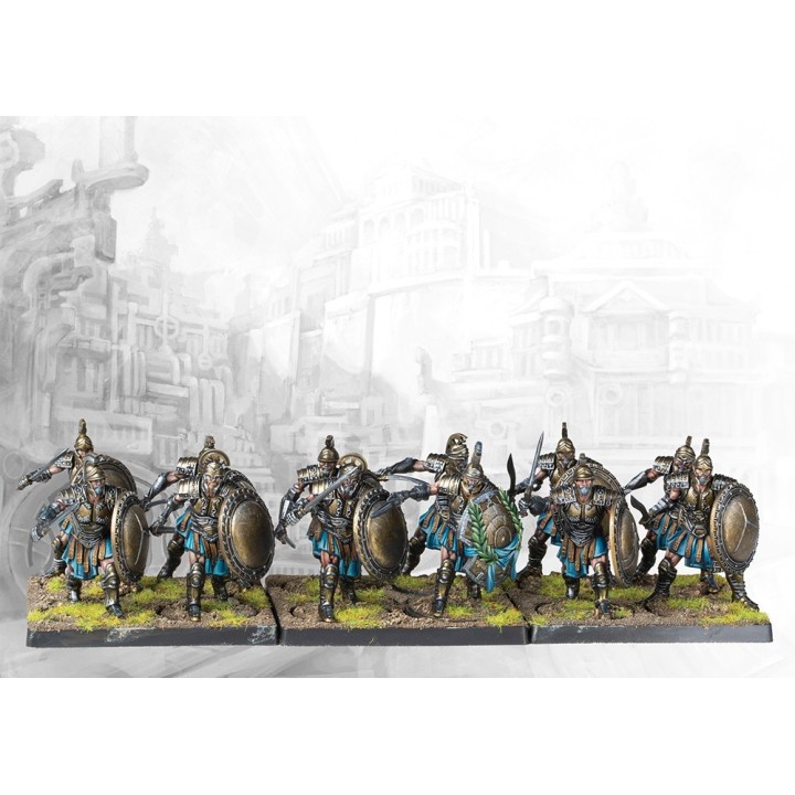 Figurines de Thorakites des City States pour Conquest (Para Bellum)