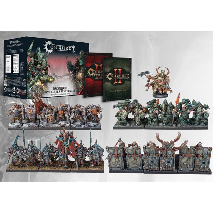 Lot de figurines du Dweghom (1 Player starter Set) pour Conquest (Para Bellum)