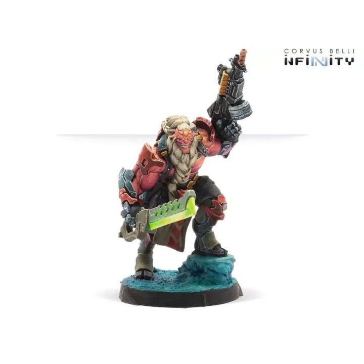 Figurines des Daturazi Witch-Soldiers de l'AC pour Infinity (Corvus Belli)