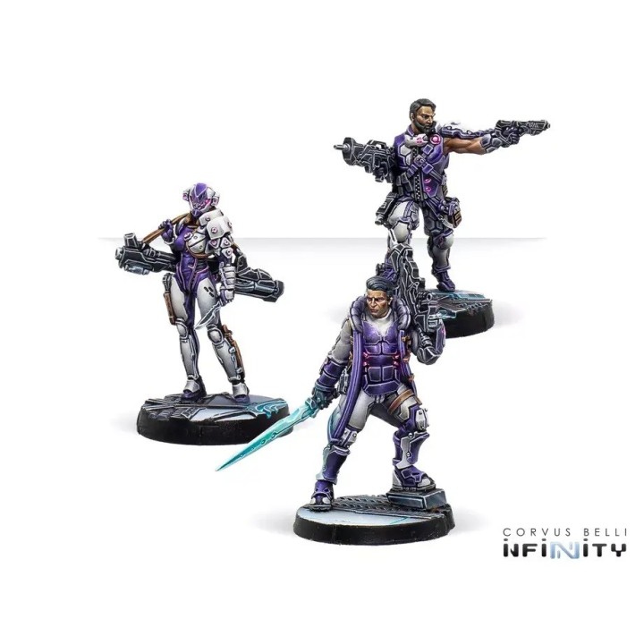 Figurines Aleph du Booster Pack Beta pour Infinity (Corvus Belli)
