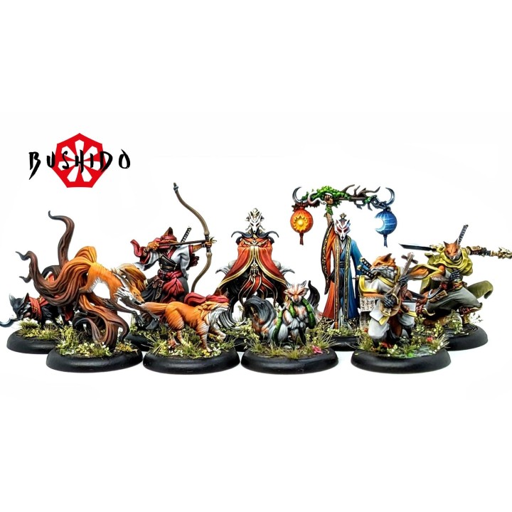 Figurines du Jugement d'Inari (en VF) pour Ro-Kan à Bushido