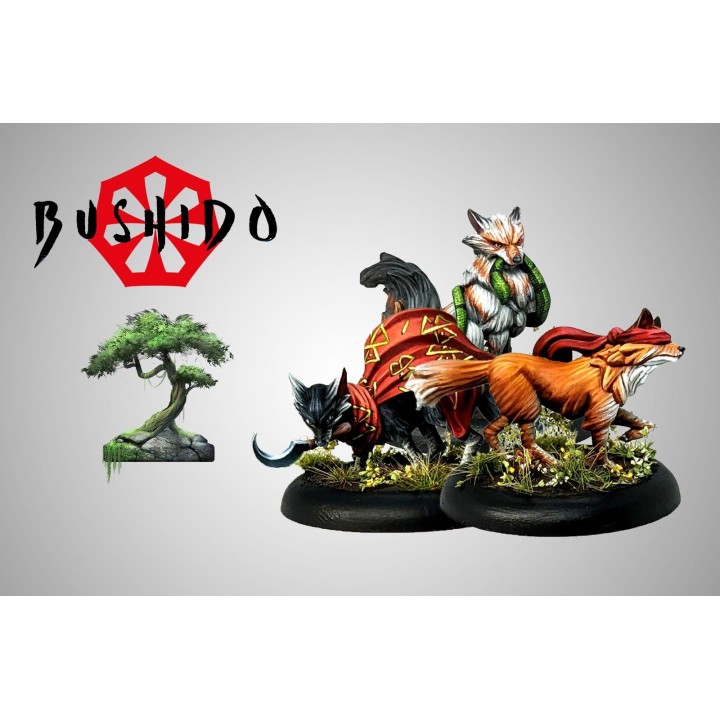 Figurines du Jugement d'Inari (en VF) pour Ro-Kan à Bushido