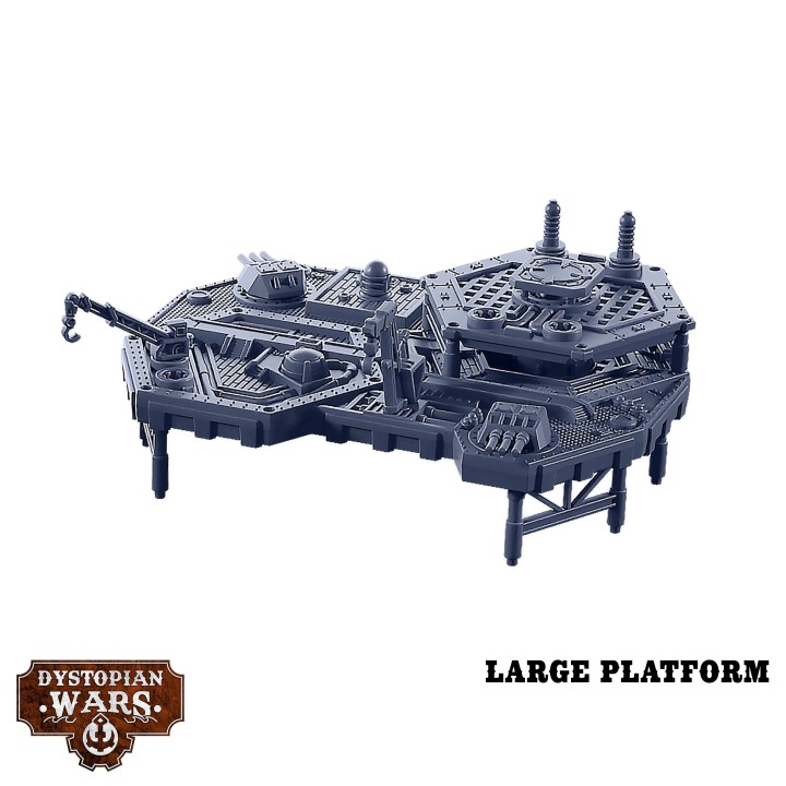 Sturginium Platforms & Objectives Set pour Dystopian Wars