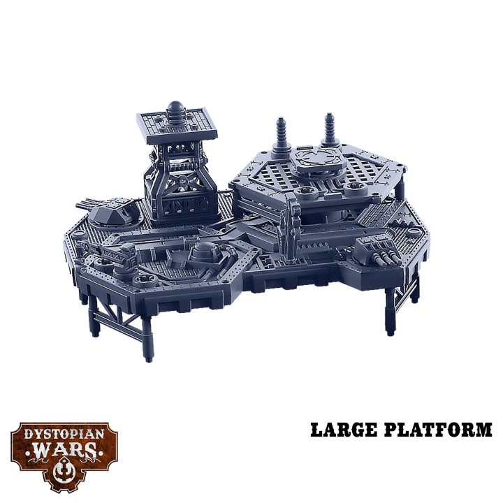Sturginium Platforms & Objectives Set pour Dystopian Wars