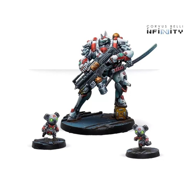 Figurine de l'O-Yoroi pour la JSA à Infinity (Corvus Belli)