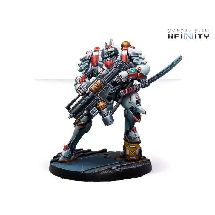 Figurine de l'O-Yoroi pour la JSA à Infinity (Corvus Belli)