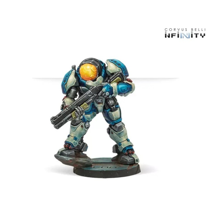 Figurines de Patchers pour les Ariadnais d'Infinity (Corvus Belli)