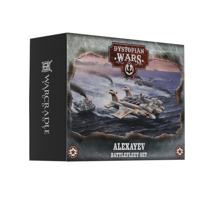Figurines de l'Alexayev Battlefleet Set pour Dystopian Wars