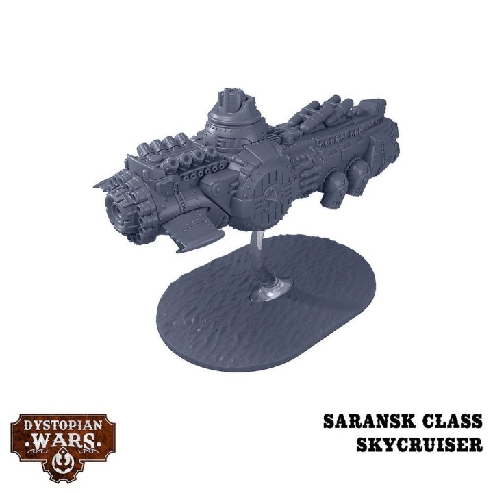 Figurines de l'Alexayev Battlefleet Set pour Dystopian Wars