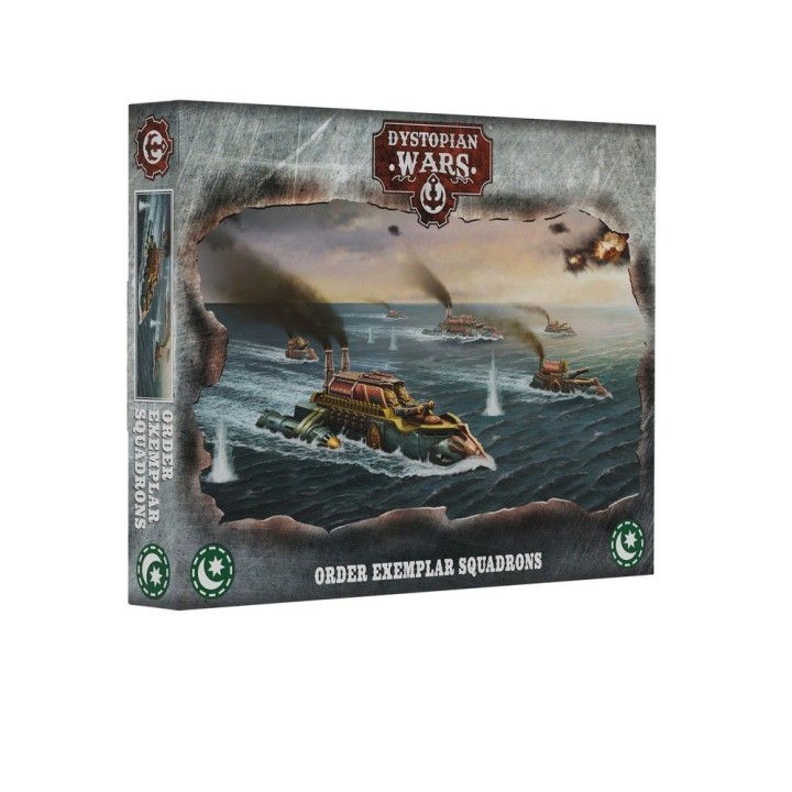 Figurines des Order Examplar Squadrons pour le Sultanate de Dystopian Wars