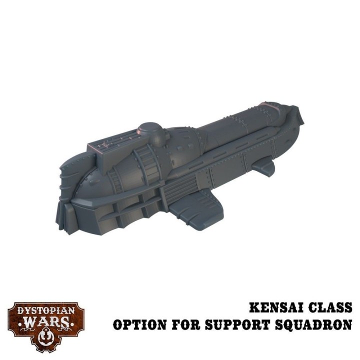 Figurines des Japanese Support Squadrons pour l'Empire à Dystopian Wars