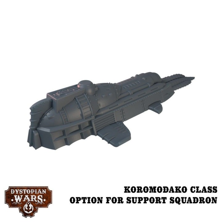 Figurines des Japanese Support Squadrons pour l'Empire à Dystopian Wars