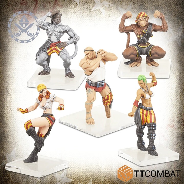 Figurines du starter Booty Chasers pour Rumbleslam (TT Combat)