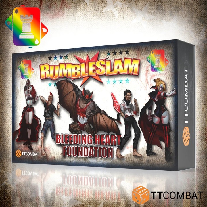 Figurines du starter Bleeding Hearth Foundation pour Rumbleslam (TT Combat)