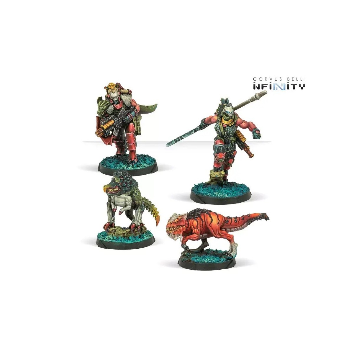 Figurines du Morat Expansion Pack Beta de l'AC pour Infinity (Corvus Belli)