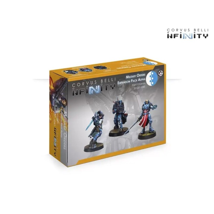 Figurines du Military Orders Expansion Pack Alpha d'Infinity (Corvus Belli)