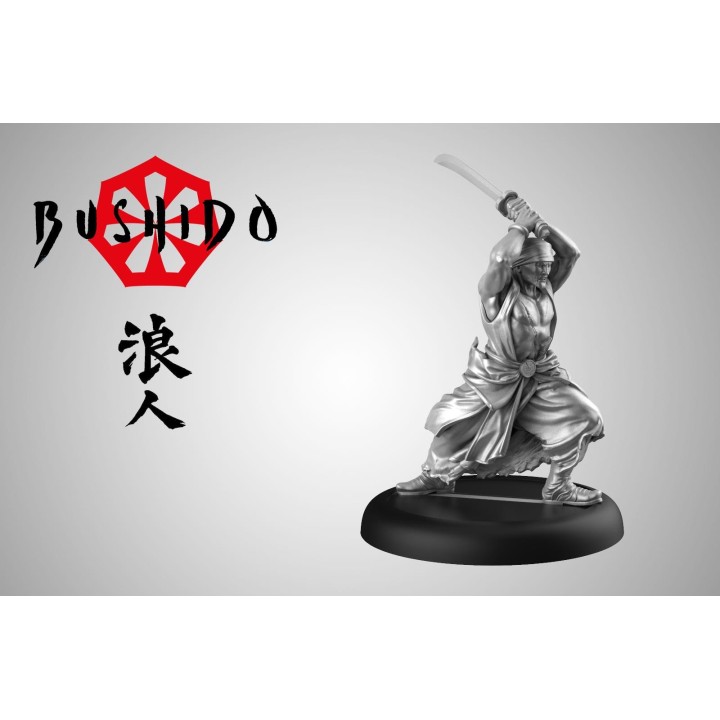 Figurine d'Atsunobu pour les Ronins de Bushido