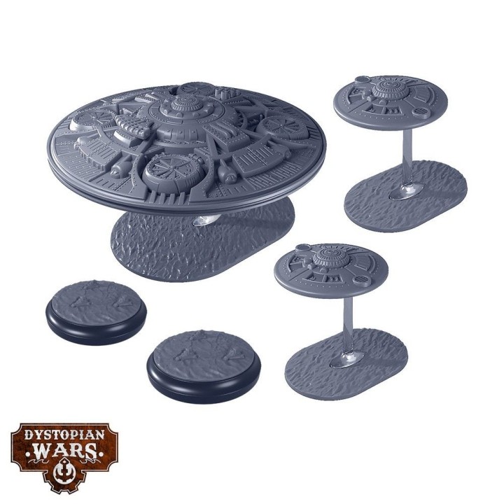 Aerial Squadrons des Elightened pour Dystopian Wars (Warcradle Studios)