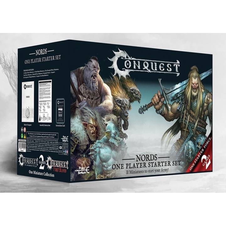 Figurines du 1 Player Nords Set des City States pour Conquest