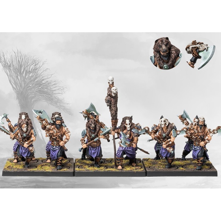 Figurines de Baersarks des Nords pour Conquest