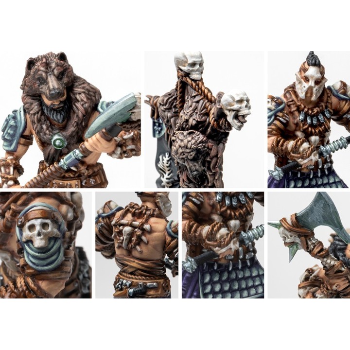 Figurines de Baersarks des Nords pour Conquest
